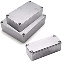 SUPERTOOL Caja de aluminio Diecast para proyectos electrónicos a prueba de agua para poder externo de gabinete exterior…